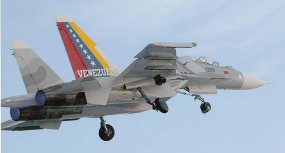 图文:委内瑞拉空军苏30MK2战机