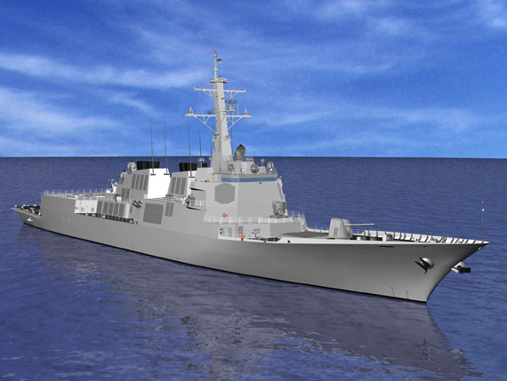 图文韩国未来kdx3级导弹驱逐舰想象图