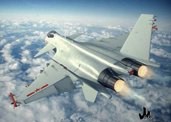 图文:中国空军歼14战机想像图