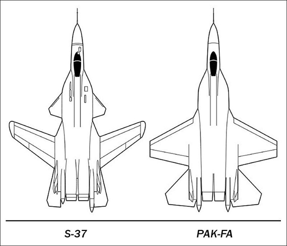 图文：俄空军苏47战机改进方案图