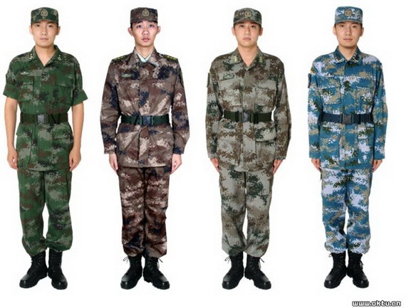 解放军军服采用高科技设计跻身世界一流-中华必胜 爱国青年 志愿军