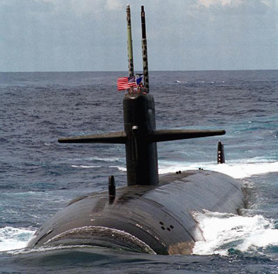 图文：美国洛杉矶级核潜艇的噪声为128分贝