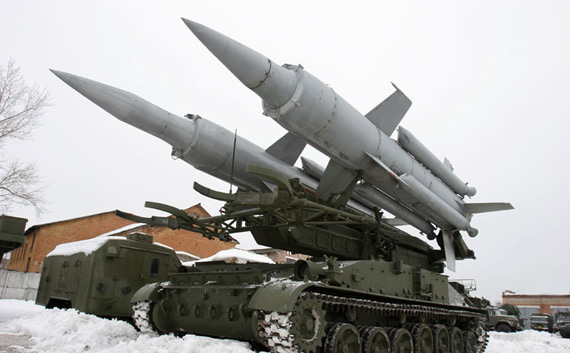 图文:俄罗斯SA-4中程防空导弹发射系统