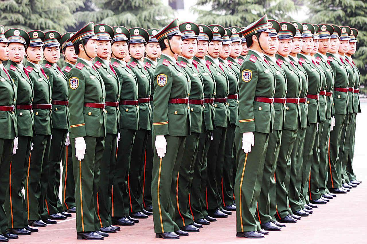 武警换装未公开清晰大图