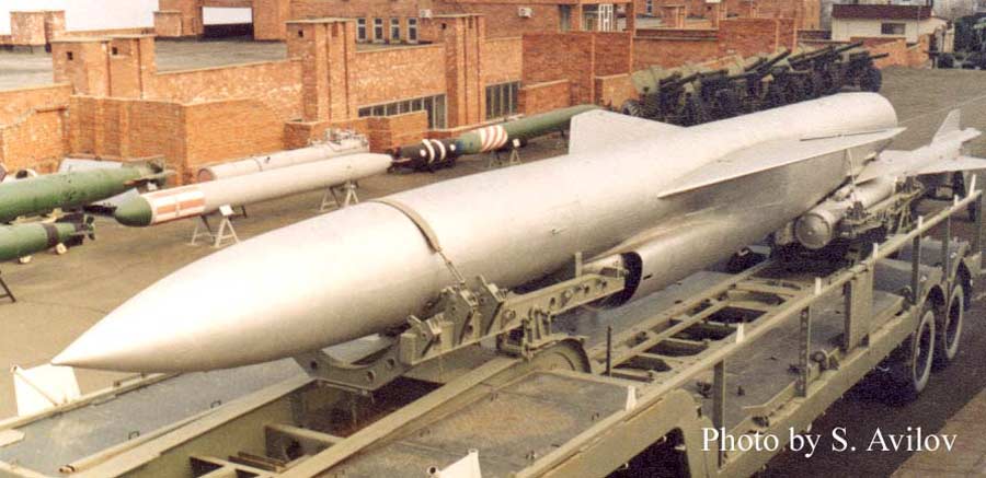 俄罗斯远程反舰导弹---П-500玄武岩(射程550千米)