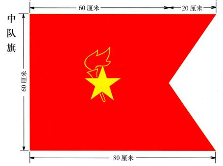 中国少年先锋队队旗(图)