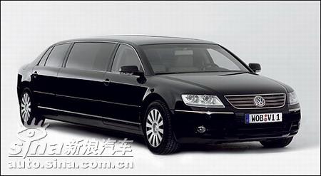 大众phaeton lounge加长豪华车亮相中东车展