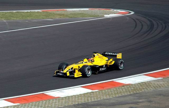 图片f1中国大奖赛排位赛中乔丹车队潘塔诺图片.
