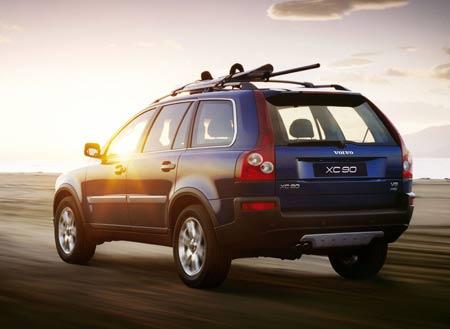 动力澎湃,volvo 汽车首款豪华suv—volvo xc90 v8上海车展正高清图片