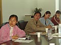 高校新闻网学生负责人在交流会现场