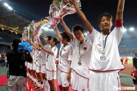 图文-亚洲U19青年女子足球赛落幕 中国队屈居