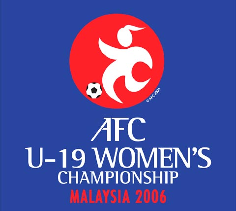 图文2006年u19女足亚青赛会徽鲜亮图案彰显活力