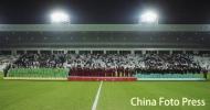 图文-亚运男足决赛卡塔尔1-0伊拉克前三名领奖