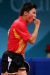 图文-乒乓球男团决赛战况挫败对手
