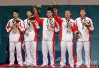 图文-乒乓球男团中国队夺金五位中国宠儿贺胜