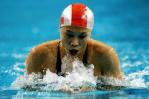 图文-齐晖夺得女子200米混合泳金牌蛙泳向前游