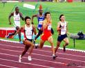 图文-男子200米杨耀祖获得亚军胜利就在眼前