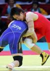 图文-女子72公斤级自由式摔跤王旭夺冠抱腿不管用