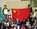 图文-中国女排夺亚运冠军观众为中国队加油