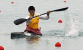 图文-男皮艇单人500米刘海涛夺冠向着冠军进发