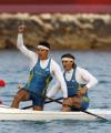 图文-男子划艇双人500米哈萨克选手夺冠豪气冠军