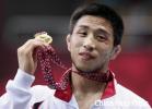 图文-自由式摔跤男子66公斤级决赛韩国猛将展示金牌