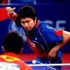 图文-乒乓球男团中国队夺金柳承敏比赛中回球
