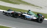 资料图片-F1西班牙大奖赛米纳尔迪战车飞奔