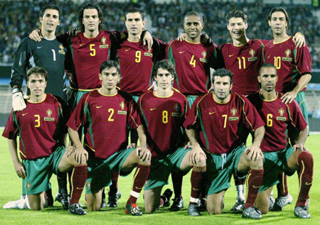 图文-葡萄牙国家队积极备战2004年欧洲锦标赛