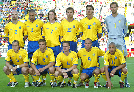 图文-[欧洲杯]瑞典5-0保加利亚 瑞典队先发十一