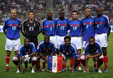 图文-2006德国世界杯32强一览法国国家队全家