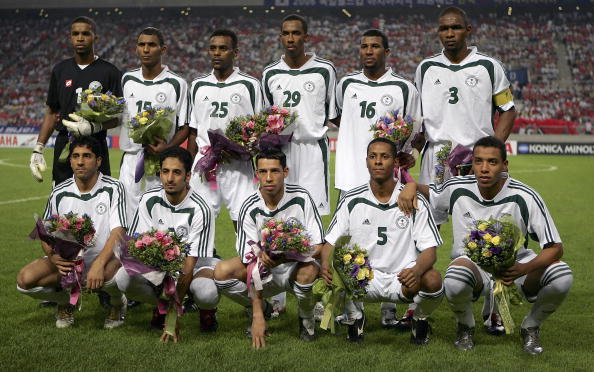 图文-2006德国世界杯32强一览沙特国家队全家福