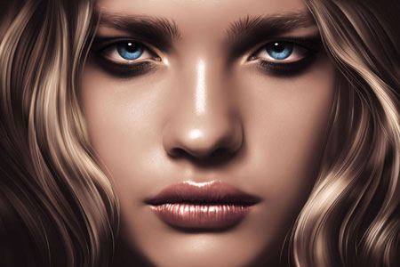 图文-俄罗斯名模情迷永贝里多么湛蓝的眼睛