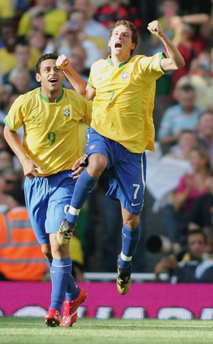 图文-[友谊赛]巴西VS阿根廷 梅开二度的感觉真