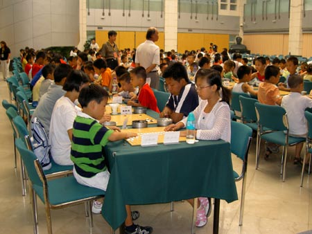 图文-北京青少年业余围棋段位赛 比赛规模宏大