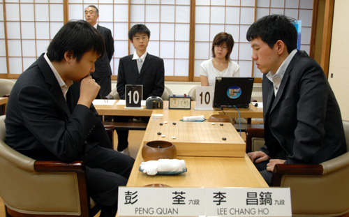 第三届丰田杯世界围棋王座战八强赛在日本东京开战,中国常昊,彭荃