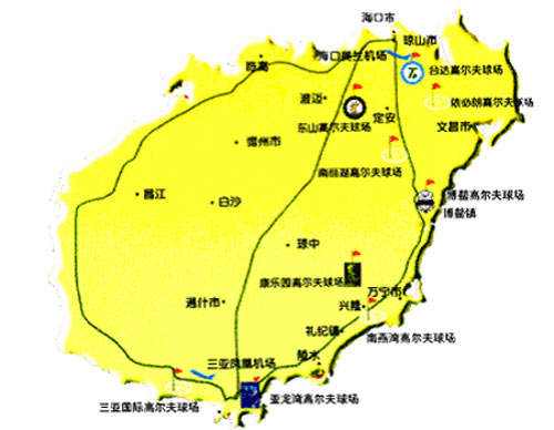 天堂岛欢迎您冬天到天堂岛--中国海南打球线路