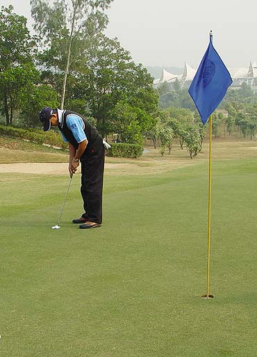 图文-深圳龙岗公众高尔夫球场超值的果岭体验