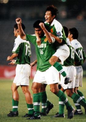 资料图片-北京国安足球俱乐部2000年甲a联赛