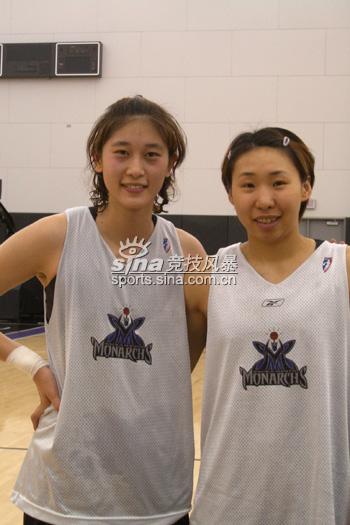 篮球-女篮-wnba wnba专题 隋菲菲苗立杰训练 >正文