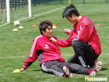 图文-国奥队照常训练 守门员宗垒有望成为主力