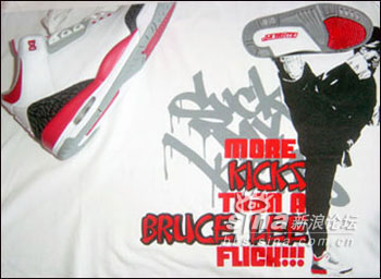 СAJ3ݽȭBruceLeeJordan3Tee