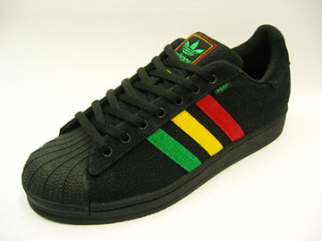 adidas向雷鬼bob marley致敬 superstar hemp