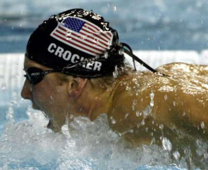 图文-科洛科克勇夺100米蝶泳金牌 并打破世界