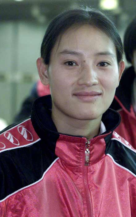 资料图片-[2002年女子曲棍球世界杯]中国队员