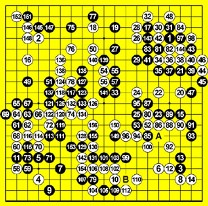 领教古力中盘力量-常昊点评中韩围棋邀请赛(谱)