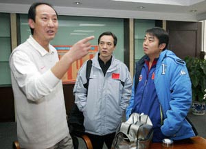 国球练体能请刘翔恩师孙海平刘国梁强强联合(图)