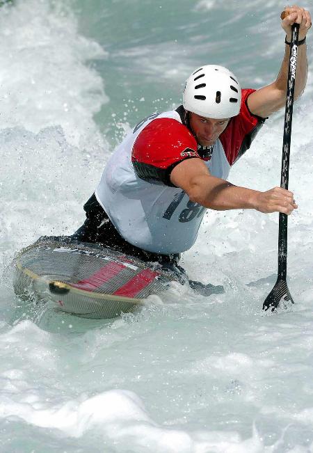 图文-皮划艇激流回旋世界杯 澳大利亚选手罗宾