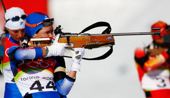 图文-冬季两项女子15公里个人赛佩勒娃射落银牌