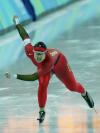 图文-女子速度滑冰500米决赛小将拼尽全力摘铜